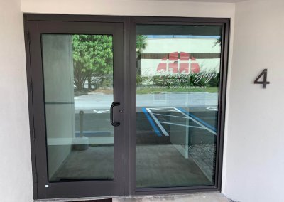 Commercial Office Building Impact Doors